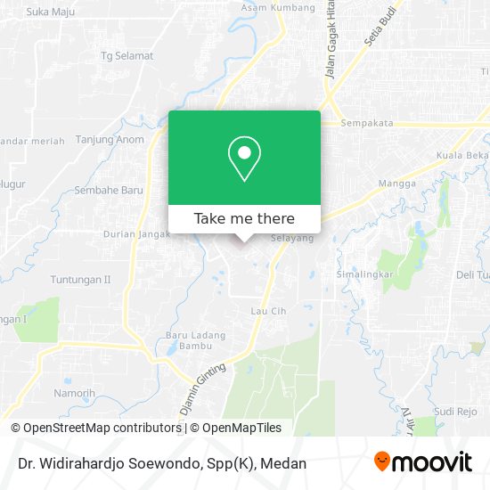 Dr. Widirahardjo Soewondo, Spp(K) map