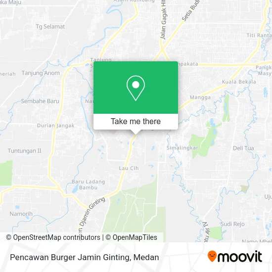 Pencawan Burger Jamin Ginting map