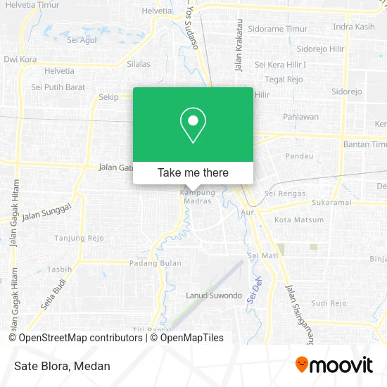 Sate Blora map