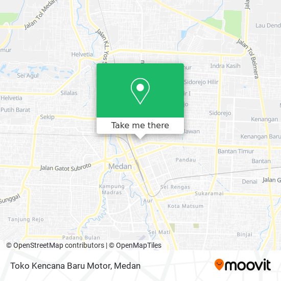 Toko Kencana Baru Motor map