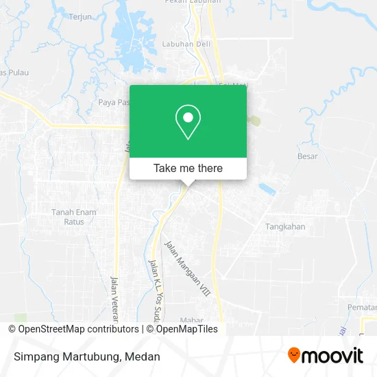 Simpang Martubung map