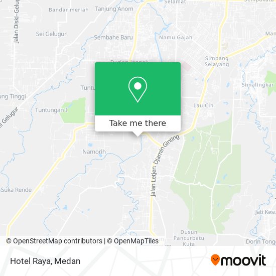 Hotel Raya map