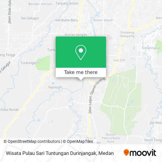 Wisata Pulau Sari Tuntungan Durinjangak map