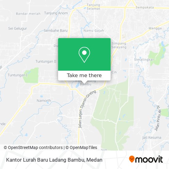 Kantor Lurah Baru Ladang Bambu map