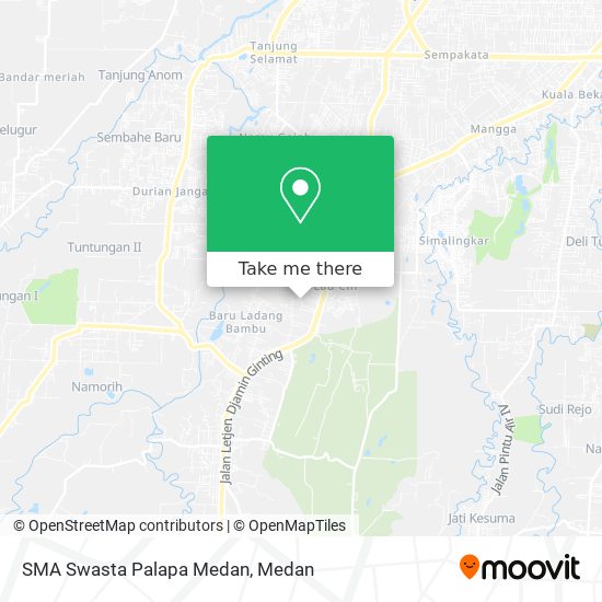 SMA Swasta Palapa Medan map