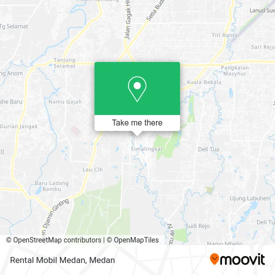 Rental Mobil Medan map