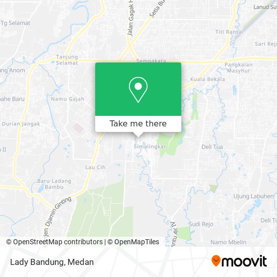 Lady Bandung map