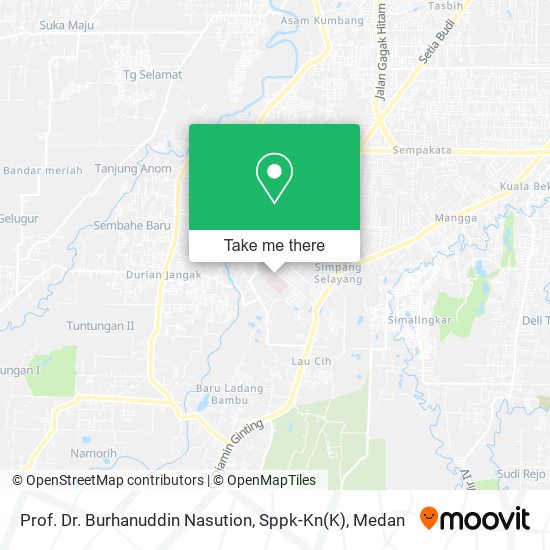 Prof. Dr. Burhanuddin Nasution, Sppk-Kn map
