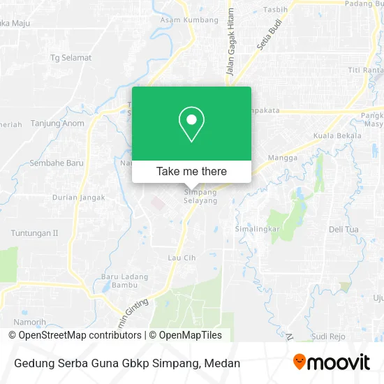 Gedung Serba Guna Gbkp Simpang map