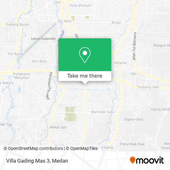 Villa Gading Mas 3 map