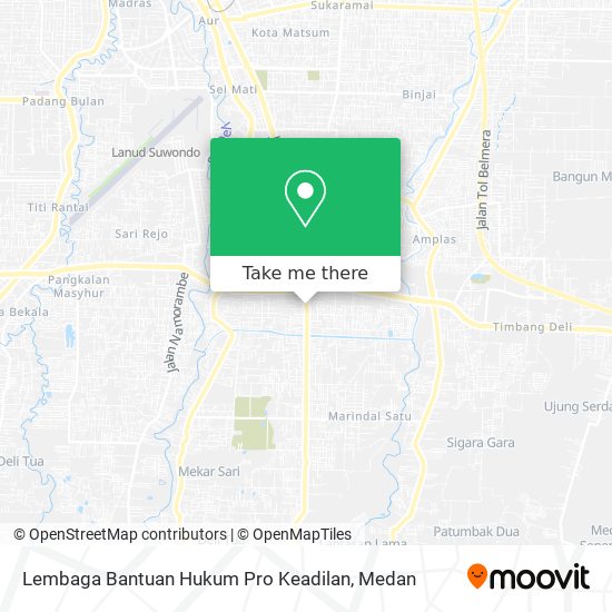 Lembaga Bantuan Hukum Pro Keadilan map