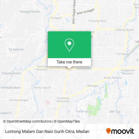 Lontong Malam Dan Nasi Gurih Citra map
