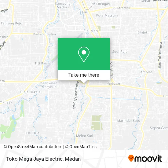 Toko Mega Jaya Electric map