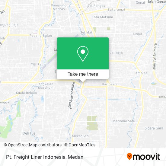 Pt. Freight Liner Indonesia map