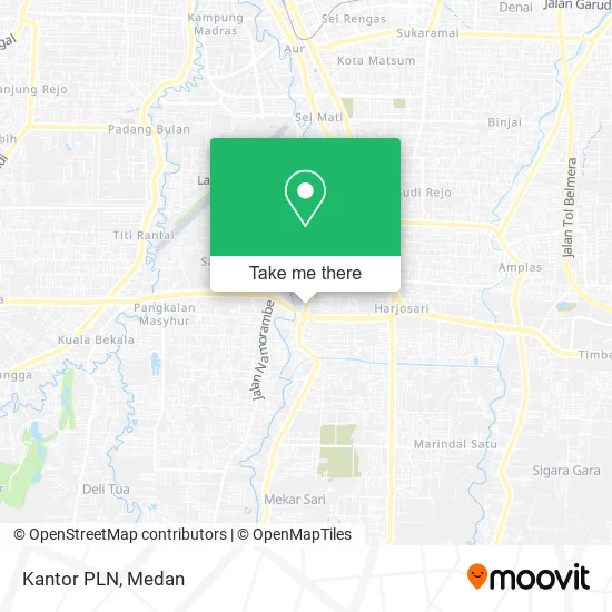 Kantor PLN map