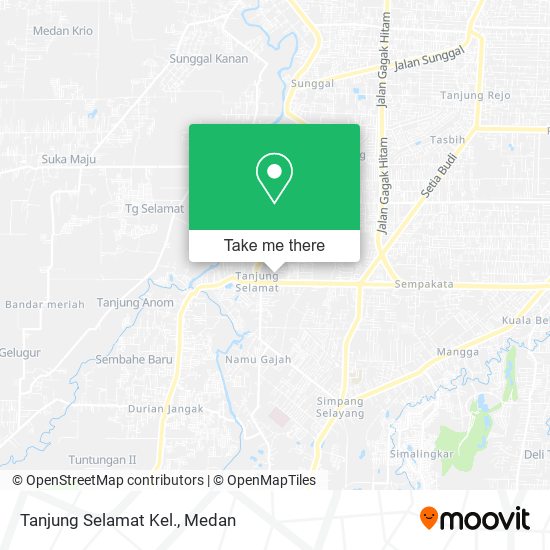 Tanjung Selamat Kel. map