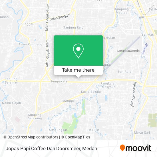 Jopas Papi Coffee Dan Doorsmeer map
