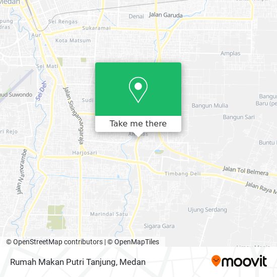 Rumah Makan Putri Tanjung map