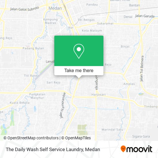 The Daily Wash Self Service Laundry map