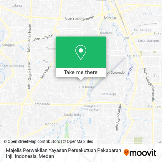 Majelis Perwakilan Yayasan Persekutuan Pekabaran Injil Indonesia map