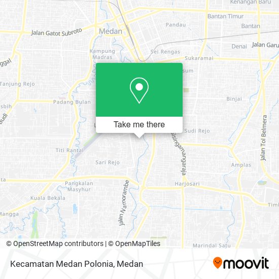 Kecamatan Medan Polonia map