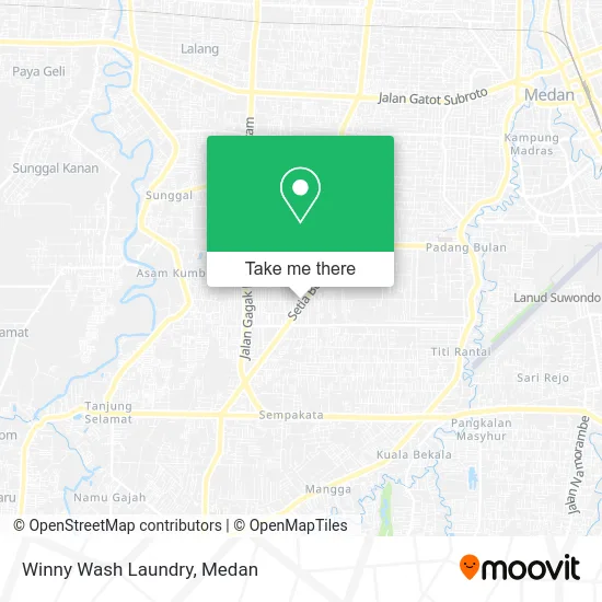 Winny Wash Laundry map