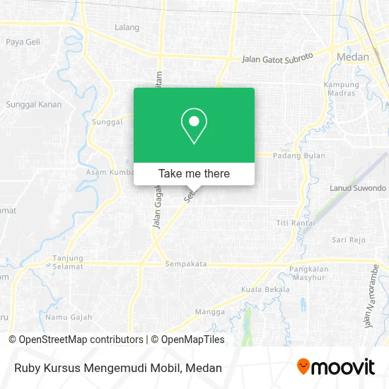 Ruby Kursus Mengemudi Mobil map
