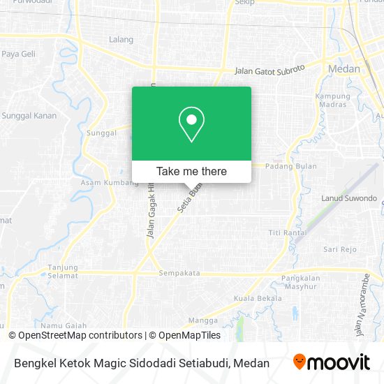 Bengkel Ketok Magic Sidodadi Setiabudi map