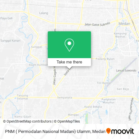 PNM ( Permodalan Nasional Madani) Ulamm map