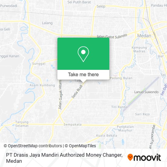 PT Drasis Jaya Mandiri Authorized Money Changer map
