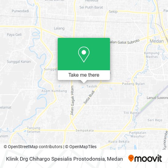 Klinik Drg Chihargo Spesialis Prostodonsia map