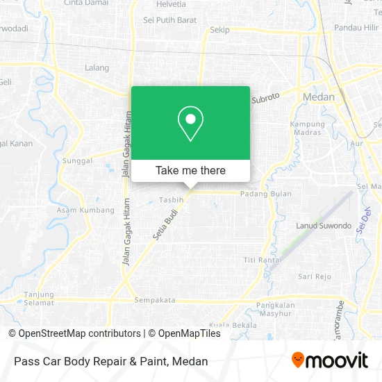 Pass Car Body Repair & Paint map