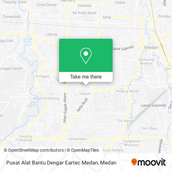 Pusat Alat Bantu Dengar Eartec Medan map