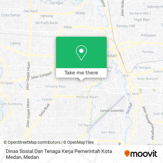 Dinas Sosial Dan Tenaga Kerja Pemerintah Kota Medan map
