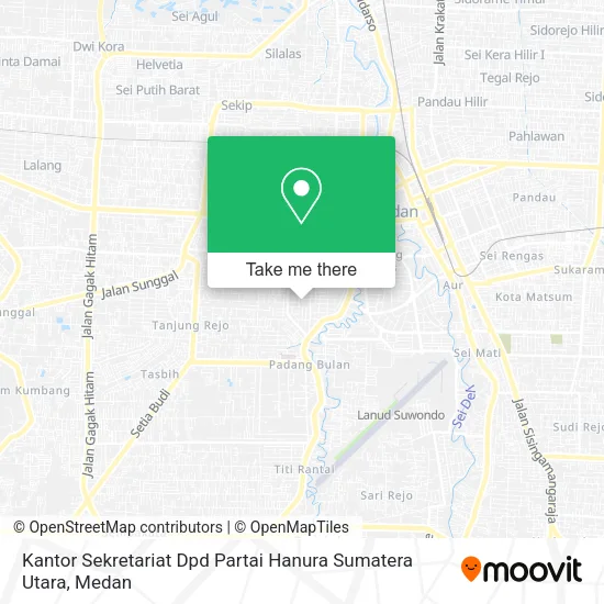 Kantor Sekretariat Dpd Partai Hanura Sumatera Utara map