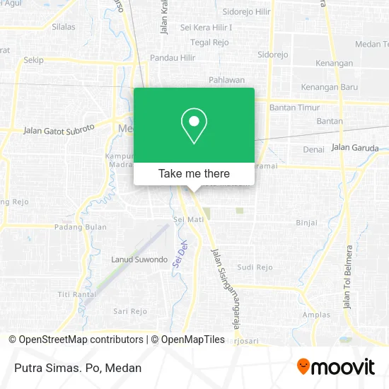 Putra Simas. Po map