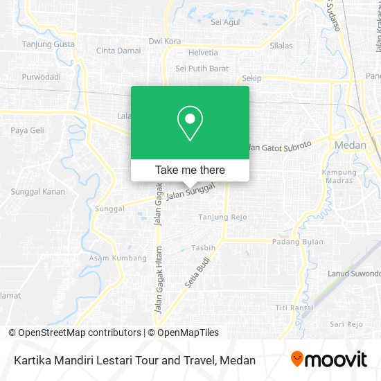 Kartika Mandiri Lestari Tour and Travel map