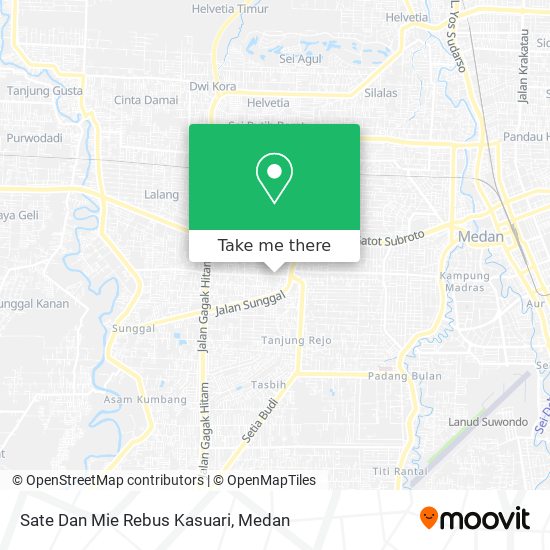 Sate Dan Mie Rebus Kasuari map