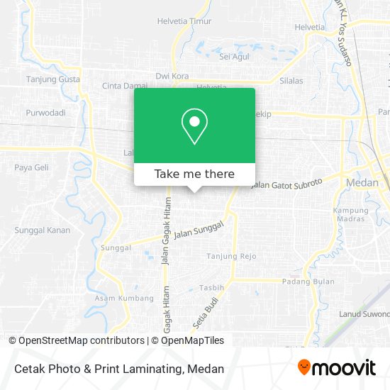 Cetak Photo & Print Laminating map