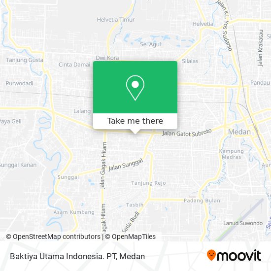 Baktiya Utama Indonesia. PT map
