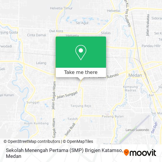 Sekolah Menengah Pertama (SMP) Brigjen Katamso map