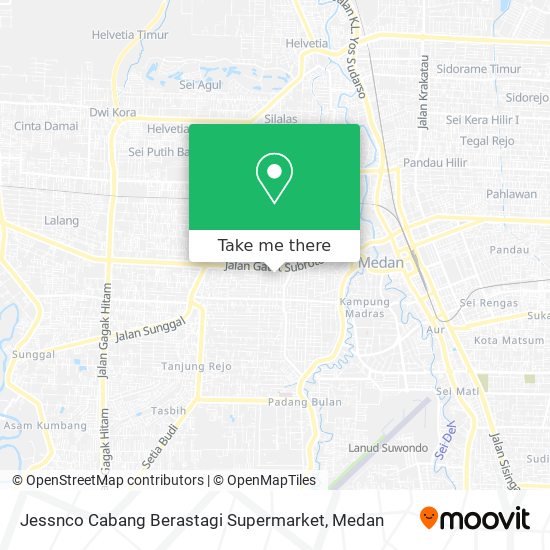 Jessnco Cabang Berastagi Supermarket map