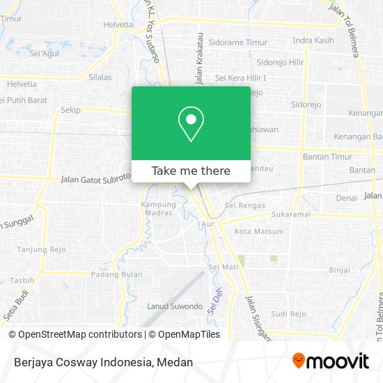 Berjaya Cosway Indonesia map