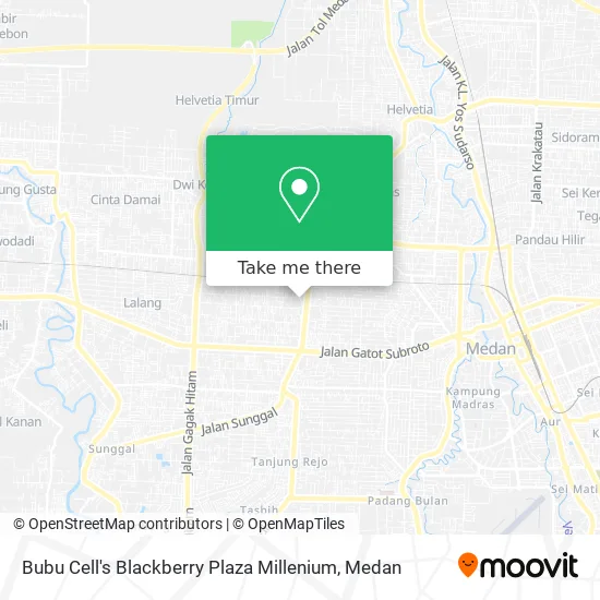 Bubu Cell's Blackberry Plaza Millenium map