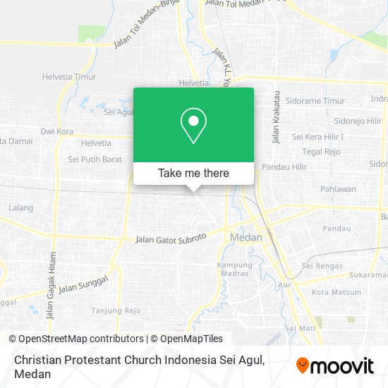Christian Protestant Church Indonesia Sei Agul map