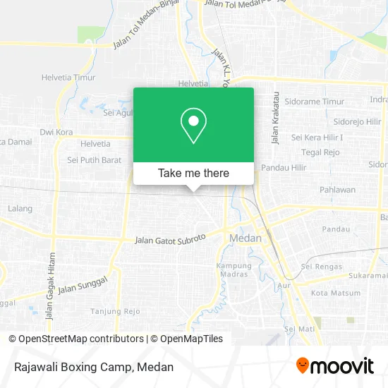 Rajawali Boxing Camp map