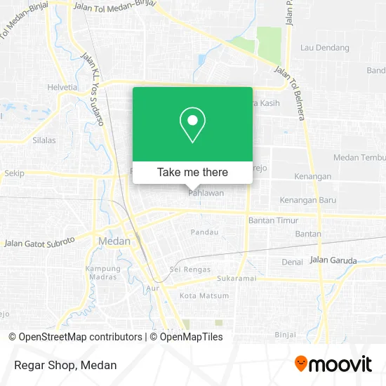 Regar Shop map