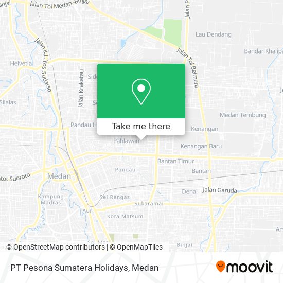 PT Pesona Sumatera Holidays map