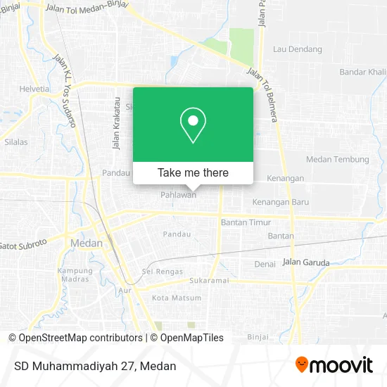 SD Muhammadiyah 27 map