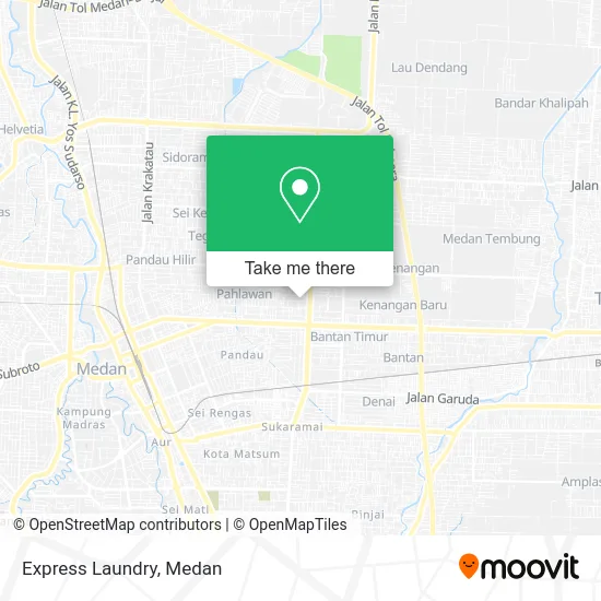 Express Laundry map